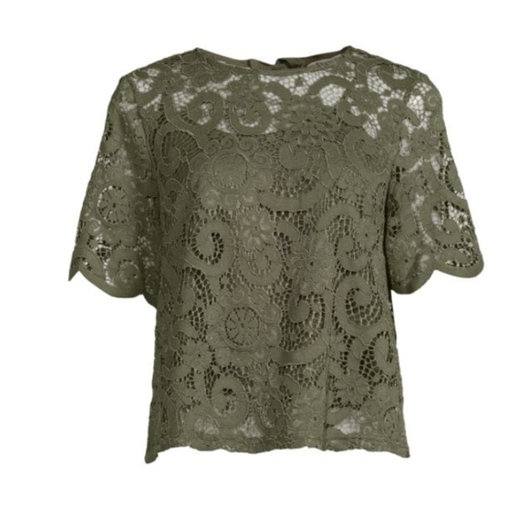 Nanette Lepore Bow Lace Top - Picture 2 of 5